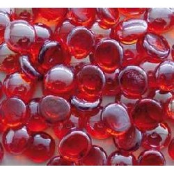 GUIJARRO CRISTAL ROJO BOLSA 50pcs