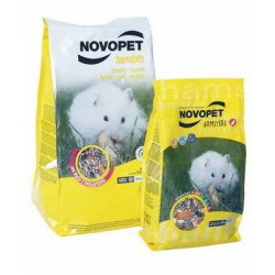 HAMSTERS ALIMENTO BOLSA 900GR NOVOPET