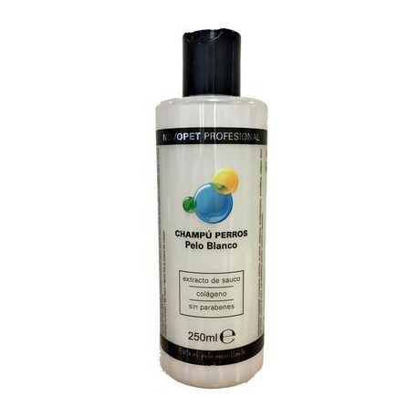 CHAMPU PELO BLANCO NOVOPET 250ML