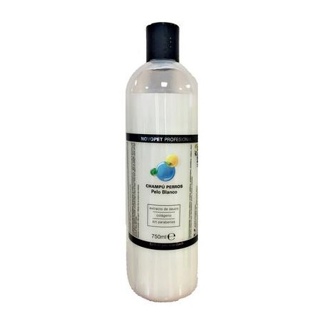 CHAMPU PELO BLANCO NOVOPET 750ML